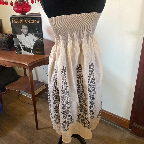 🦊 Lapis sequin strapless dress. Great for pool or casual night/day out. - Picture 3 of 6